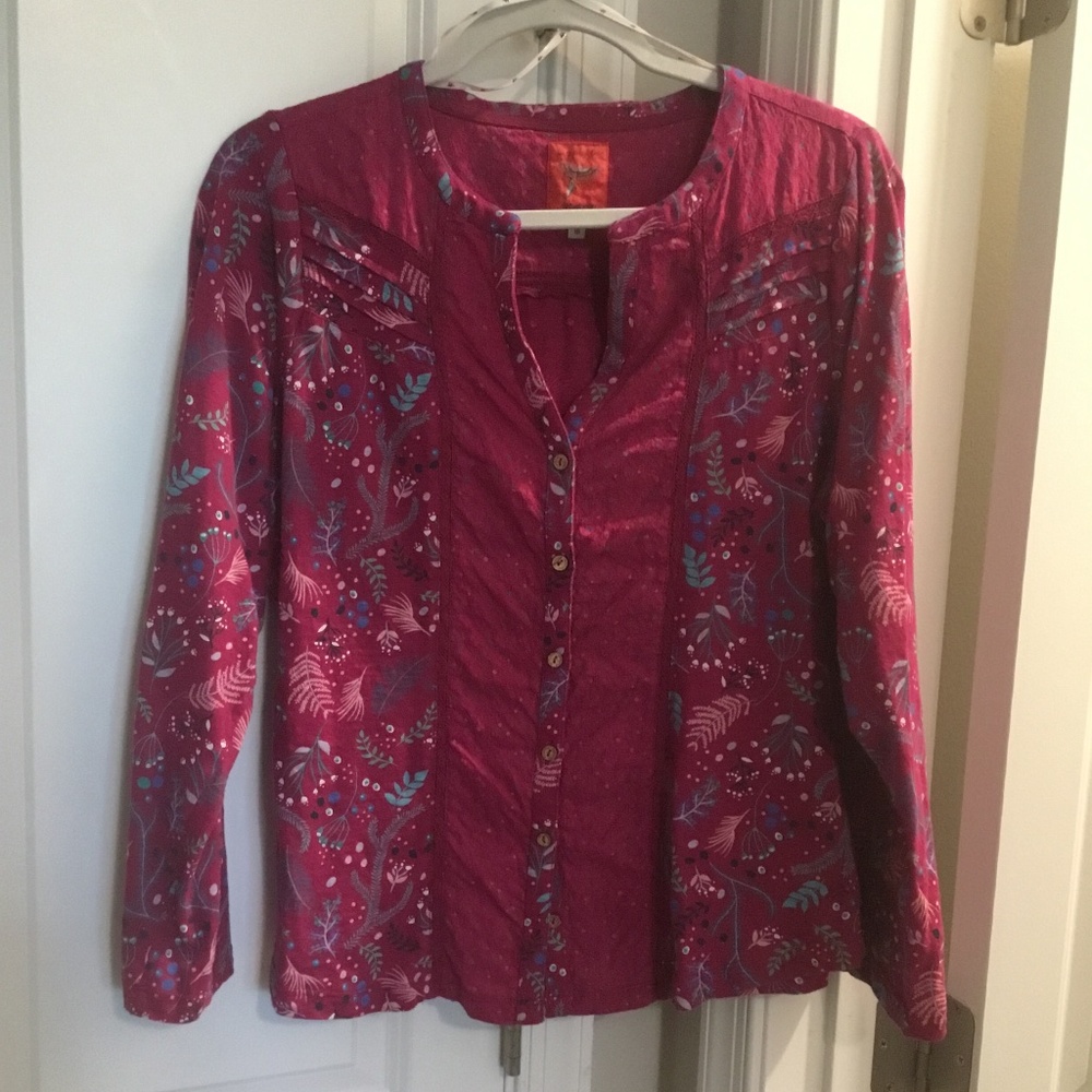 Mantaray shirt, size 12 (UK size 16), 100% cotton